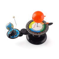 Modèle de planètes du système solaire, trois globes, modèle Soleil Terre Lune, modèle de planétarium, mouvement manuel pour l'enseignement scientifique et astronomique