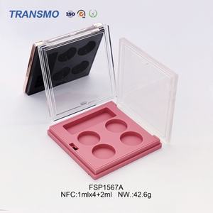 Conteneur cosmétique vide, palette de fards à paupières, boîtes en gros pour poudre de blush, emballage de blush en plastique 1ml*4+2ml - Product Image 5