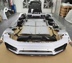 Kit carrosserie large en fibre de carbone sèche pour Mercedes Benz W463A W464 G63 <span class=keywords><strong>AMG</strong></span> 2018-2023 Kit carrosserie de conversion - Product Image 3