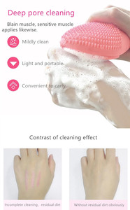 Nouvelle arrivée 2023 - <span class=keywords><strong>Brosse</strong></span> nettoyante en silicone portable, douce, étanche, nettoyage en profondeur de la peau, charge USB, garde la peau saine - pour le Royaume-Uni/l'UE - Product Image 6