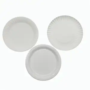Disposable Tableware Plate Good Quality Round Floral Biodegradable Promotional High Quality Kitchen Counter Vertical Paper Plate