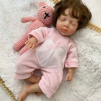 Adorables poupées de renaissance en silicone de 12 pouces, poupées bébé endormies, texture réaliste, jouets compagnons pour tout-petits