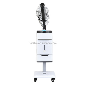 Appareil de soin du cuir chevelu, casque chauffant infrarouge pour salon de coiffure, appareil de traitement capillaire avec roulettes pour salon de barbier - Product Image 1