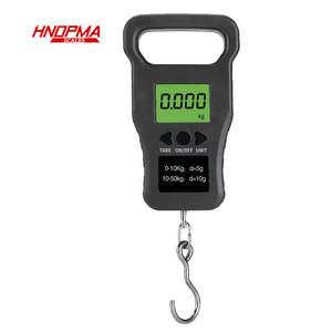 Báscula Digital Portátil para Pesar Peces, Mini Báscula Colgante de Bolsillo con Pantalla LCD de 50 kg, Báscula para Equipaje y Pesca - Product Image 4
