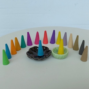 Cônes d'encens naturels fortement parfumés, emballage OEM, cônes d'encens parfumés - Product Image 2