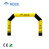 KCCE Outdoor Marathon Sports Events Angle Arche gonflable Ligne d'arrivée de début Pompe à air incluse Arche gonflable en PVC Oxford