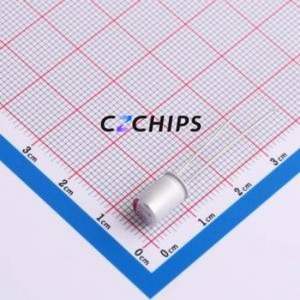 ตัวเก็บประจุแบบแข็ง PA100V22M6X9 แบบ Through Hole (THT), ขนาด D6.3xL9 มม. 22uF 20% 100V 2.6A 100kHz - Product Image 1