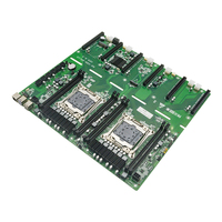 Carte mère d'ordinateur de haute qualité Dual Xeon E5 LGA2011-3 Single LAN 8 DDR4 SATA M-SATA 6 GPU PCI-E M.2 pour poste de travail