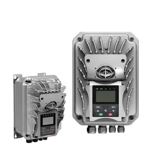 EURA驱动IP66保护变频器EM30-0022S2逆变器220V/1PH 2.2kw交流驱动异步电机PMSM电机VFD