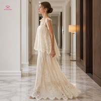 Robe en mousseline plissée à col halter ornée de perles florales 3D, confection sur mesure, vente en gros, fabrication OEM, marque privée