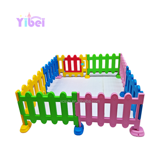 Morbido parco giochi per interni/esterni in plastica colorata gioco di recinzione Pe all'aperto Soft Play per bambini box per bambini - Product Image 1