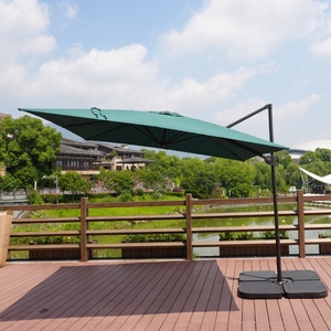 Sombrilla Moderna para Exteriores, Impermeable, Tipo Cantilever, Plegable, con Poste de Hierro, para Jardín, Playa, Patio, Hotel, Restaurante, Parque - Product Image 4