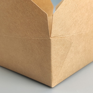 FDA chứng nhận kraft giấy Takeaway hộp có thể tái chế hộp đựng thức ăn bán buôn - Product Image 5