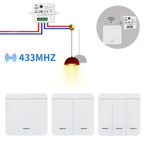 Wireless <strong>Remote</strong> Control Switch No <strong>Wiring</strong> Required Freely Attached Flame Retardant PC 27A12V Battery Intelligent Control Lighting - Product Image 3