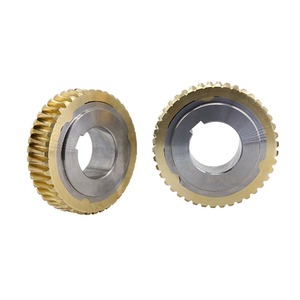 Engranaje helicoidal de maquinaria textil y eje helicoidal compatible con el sistema TITAN TT828 Warp Let-off para piezas de repuesto de telar - Product Image 5