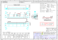 Connecteur de têtes de bornes Soulin à échantillon gratuit, en laiton, pas de 2,54 mm, 2x12 broches, double rangée, droit, L15,8, avec éjecteur PC3,5 pour carte PCB