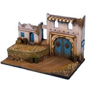 Custom Realistic Miniature Model Resin Middle Eastern Style Building House Souvenirs For Sales