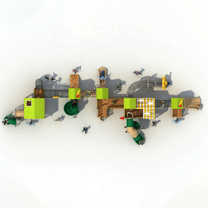 Equipo de Juegos Infantiles de Madera para Exteriores de Grado Comercial, Completo, para Parques - Product Image 3