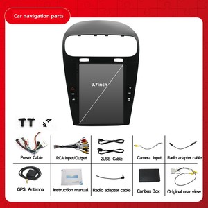 Reproductor de <span class=keywords><strong>Radio</strong></span> para Auto para Dodge Journey Fiat Freemont 2012-2020, Reproductor de Audio y DVD para Auto con Pantalla Vertical Tesla de 2 Din - Product Image 3