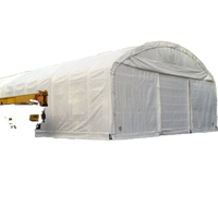 GS nuevo tamaño grande coche garaje cochera PVC cúpula refugio Truss arco almacenamiento almacén tienda MARCO DE Metal con cubierta de tela