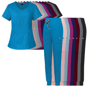 Logo personnaliser ensembles uniformes d'infirmières chirurgicales uniforme d'hôpital gommages d'infirmière médicale ensemble de gommage pour femmes en gros - Product Image 2