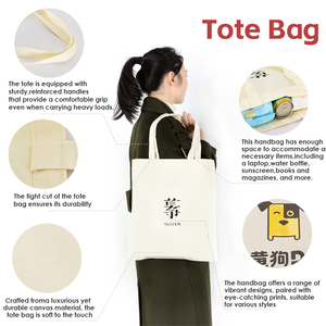 Sac à provisions en toile personnalisé à bas prix en gros partout sac fourre-tout imprimé toile avec fermeture éclair et poche - Product Image 4
