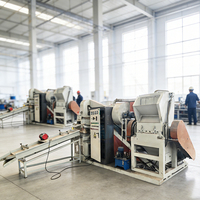 Machine de recyclage de câbles en cuivre de récupération métallique, taux de séparation de 99 %, certifiée CE, capacité de 700-900 kg/jour pour cuivre et plastique