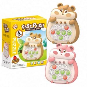Fidget Sensory Squeeze Toys <b>Light</b>-Up Pop Electronic Speed <b>Push</b> Game Handheld Game Console Squeeze Toys for Adults - Product Image 4