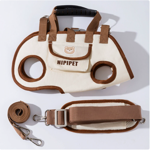 GLIWAY Multifunctional portable crossbody bag for cats and dogs, travel shoulder bag for pets, breathable carry bag for pets - Product Image 4