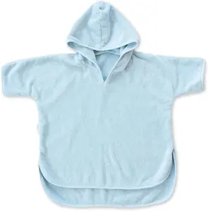 Customized 100% Cotton Terry <strong>Poncho</strong> Beach <strong>Towel</strong> Super Absorption Kids Hooded <strong>Towel</strong> <strong>Girls</strong> Boys Swim Pool - Product Image 1