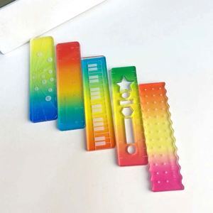 Regla de Plástico de 6 Pulgadas de Color Personalizado, Regla Recta Personalizada para Regalos Empresariales - Product Image 2
