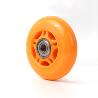 Roues de hockey sur roulettes d'intérieur/extérieur 85A en PU de qualité, impression personnalisée professionnelle, 64, 68, 76 mm