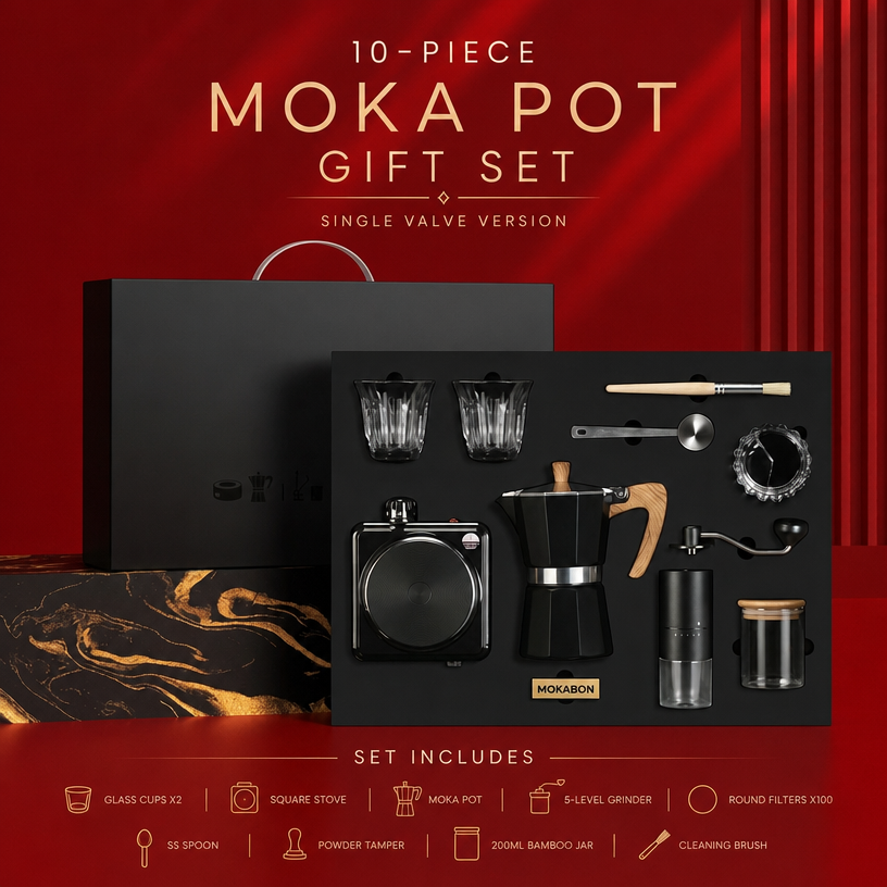 White 10-piece set, dual-valve version