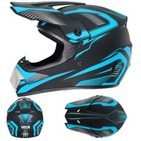 Accessoires d'équitation de moto Casques de moto intégraux ABS Casques de motocross