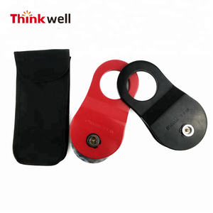 트럭 복구를위한 반지와 함께 SUV 오프로드 소프트 족쇄 8 톤 스윙 경고 윈치 스내치 블록 - Product Image 3