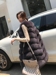 Best Quality Custom Plus Size Fur Vest <strong>Gilet</strong> Shaggy Fox Fur <strong>Gilet</strong> Girls Fashionable <strong>Lady</strong> Fur <strong>Gilet</strong> Woman - Product Image 2