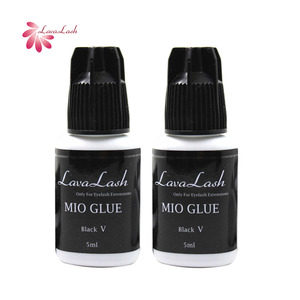 Colle pour extensions de cils LAVA LASH MIO V noire 5 ml, colle pour extensions de cils coréenne, étiquette privée, colle pour cils personnalisée, séchage rapide, longue durée, ODM - Product Image 1