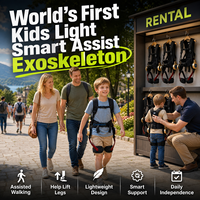 Robotique exosquelettique pour la marche longue distance des enfants, compagnon de voyage extérieur assisté par l'IA