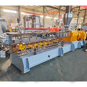 Pet PP PE đôi vít đùn màu <span class=keywords><strong>masterbatch</strong></span> làm cho máy cho hỗn hợp viên nhựa cho cpvc LDPE ASA HDPE EPS ABS - Product Image 2