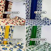 Vente en gros microfibre 100% polyester dispersé motifs imprimés pour draps literie tissu textile