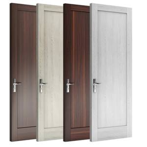 Puerta Interior de Madera Estilo Shaker Personalizada, Color Sólido/Veteado de Madera, Insonorizada, Impermeable, Fácil de Instalar, Puerta de Dormitorio - Product Image 1