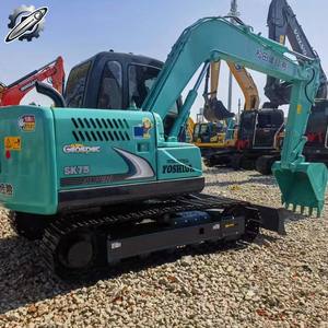Excavatrice d'occasion Kobelco sk75, 7,5 tonnes, mini-excavatrice, matériel de construction, origine japonaise, pelle - Product Image 5