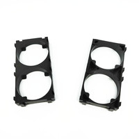 Soporte de batería doble 32650/32700, dimensión de orificio de 32,4mm, espaciador de celda de litio fijo DIY para batería de electrónica de consumo