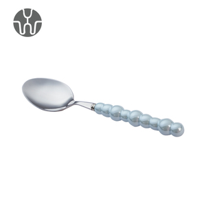 Đẹp Bộ Dao Kéo Ngọc Trai Hình Dạng Gốm Sứ Xử Lý Bộ Đồ Ăn Sang Trọng 304 Thép Không Gỉ Flatware Bộ Cho Đám Cưới - Product Image 4