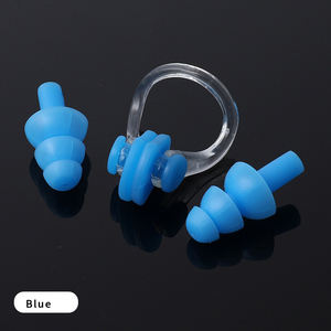 Pince-nez <span class=keywords><strong>anti</strong></span>-ronflement en silicone d'approvisionnement d'usine OEM pince-nez et bouchons d'<span class=keywords><strong>oreille</strong></span> de natation étanches - Product Image 3