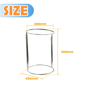 JH-Mech 406x406x560mm porta sacco della spazzatura regolabile in altezza e porta sacco della spazzatura in <span class=keywords><strong>metallo</strong></span> di grande capacità - Product Image 2