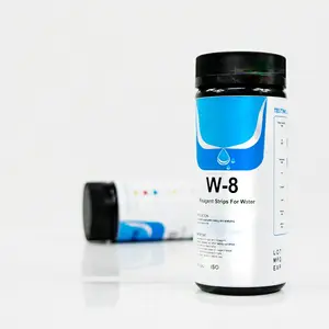 w-8 water test strips testing 8 parameters to know water quality