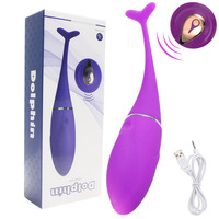 Drahtlose Fernbedienung Small Whale Erotic Kegel Ball Vibration Tröster Kleine Kaulquappe Fischschwanz Jumping Ball Adult Produkte %