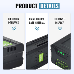 NOUVEAU Pack de batterie universel de remplacement à semi-conducteurs 5,5 Ah/6 Ah pour outils électriques sans fil 80 V/82 V et Kobalt 80 V - Product Image 3