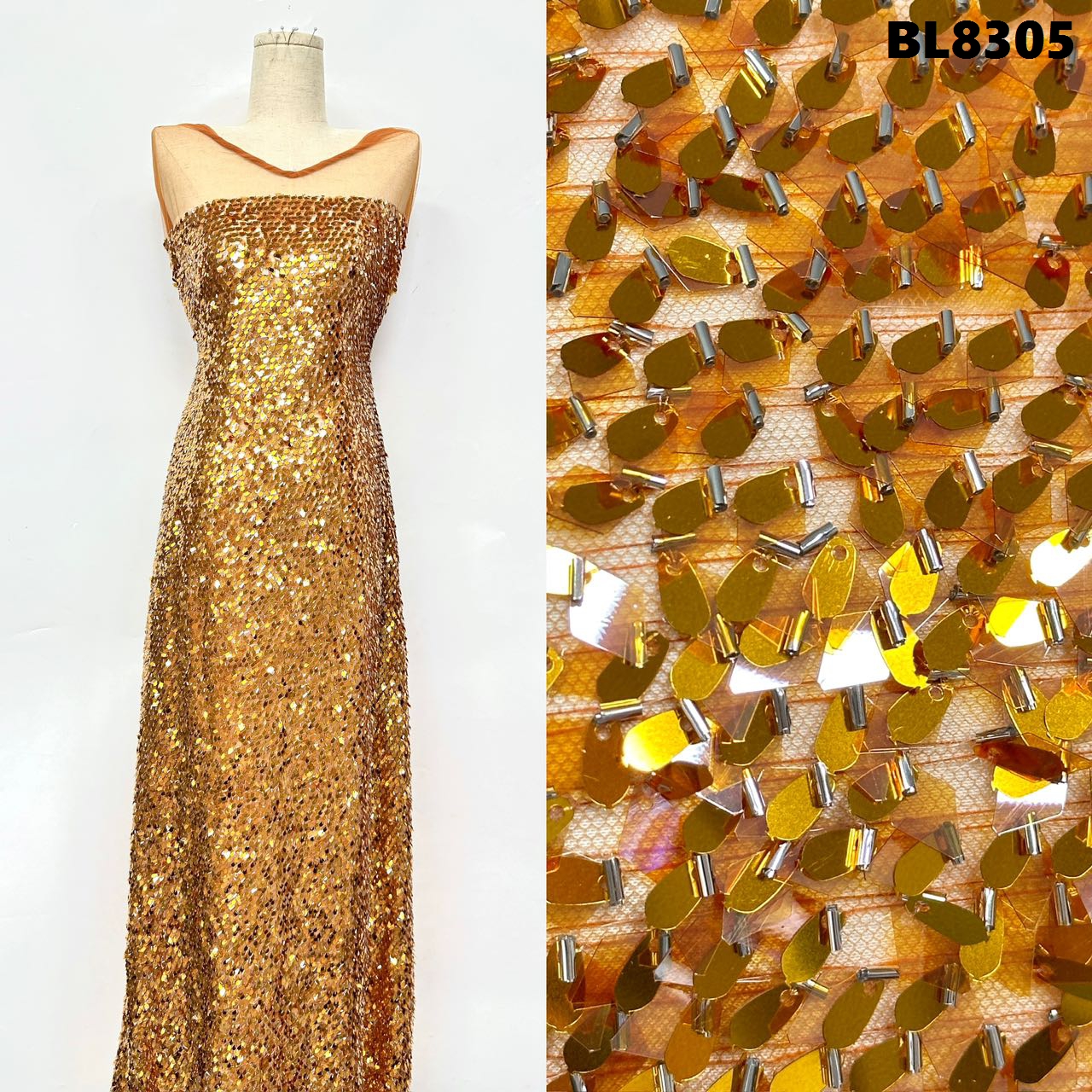 Orange Beaded Dress - Floral Pattern New Design 2025 Orange Beaded Dress - Floral Pattern New Design 2025